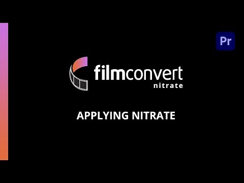 How to apply FilmConvert Nitrate in Adobe Premiere Pro