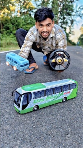Mini Bus VS RC Bus Dhako 😱