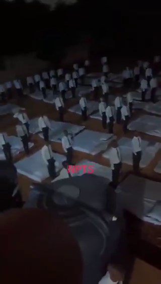 Police recruits at the National Police Training School undertaking a stress simulation exercise as part of the rigorous training process. [🎥: obrems01]
