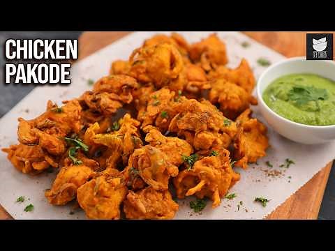 Chicken Pakoda Recipe | How to Make Chicken Pakoda Recipe | Best Indian Snack Recipe | Get Curried