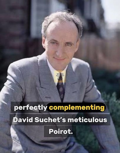 Dated: 1989, Hugh Fraser’s portrayal of Captain Arthur Hastings in Agatha Christie’s Poirot brought