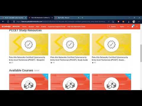 AICTE EduSkills Cyber Security Virtual Internship Procedure