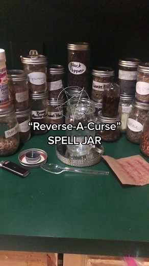 Reverse Curse Spell Using Mason Jar