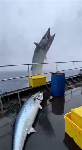 Torpedo Wahoo Clears the Rail — Deck Turns Slick Instantly!