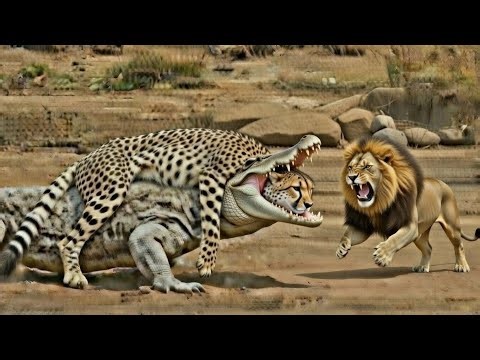 SURVIVAL SHOCKWAVE: Cheetah vs Gorilla vs Albino Komodo Dragon | Ultimate Power Clash!