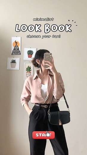 Elaine Alethea / Leinnns on Instagram: "minimalist lookbook, some ideas to style your shirt 💖✨ choose your fav onee from 1-8? 🥺 btw ini kemejanya bagus bgt!! bahannya ga gampang lecek, trus flowy adem jugaaa. celananyaa juga bagus semua warnanyaaa 🤩 lg ada voc diskon max 20k tanpa minimum pembelian jugaa! kemeja dan celana satu tokoo, link 542a-b yaa #koreanstyle #minimalist #officewear #outfitideas"