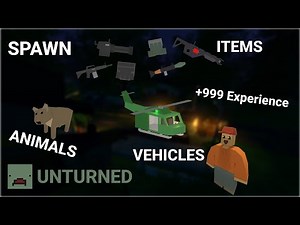 How to Spawn in Items, Vehicles & More in Unturned Singleplayer