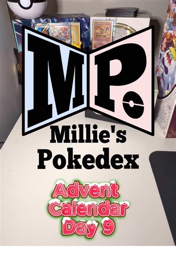 Millie’s Pokédex Advent Calendar day 9! I fear we may have peaked today. 🌙 #pokemoncards #pokedex #adventcalendar #CapCut