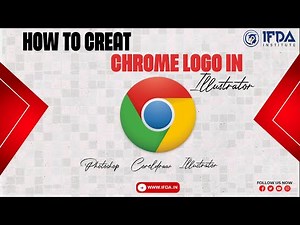 How to Make Google Chrome Logo in Adobe Illustrator || IFDA INSTITUTE ||