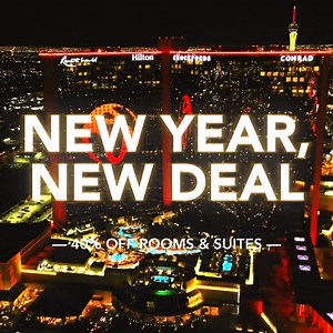 Start off the year with 40% off your stay at Resorts World Las Vegas - our biggest semi-annual sale is here! | Resorts World Las Vegas