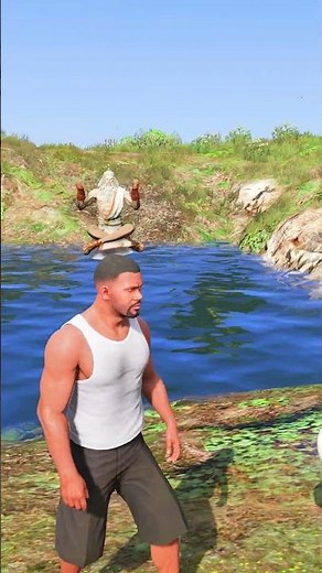 Franklin & Shinchan Find Magical Pool In GTA 5 #gta5shorts #gta5