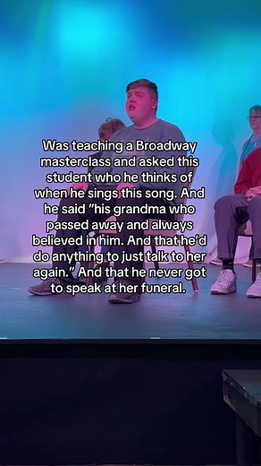 Emotional Musical Theatre Masterclass Experience