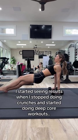 Fit with Coco on Instagram: "Our core is the center of everything we do. Which is why we work our deep core in every single workout at Fit with Coco. If you’re ready for a full body transformation, get signed up for the Total Body Express challenge starting 4/15 ❤️‍🔥 all you need to do is become a member (which you can cancel anytime). All the info you need is at the Iink in my profile! Tap on the Total Body Express challenge to learn more 🔗 #compoundmovements #dumbbells #dumbbel