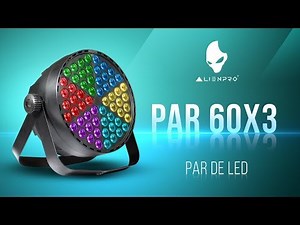 PAR 60X3 - Par de LED