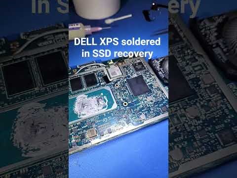 DELL XPS 7390 series laptop with soldered in SSD data recovery