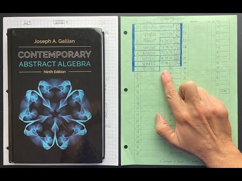 193 Gallian Abstract Algebra Cosets Sect 7 pt 1