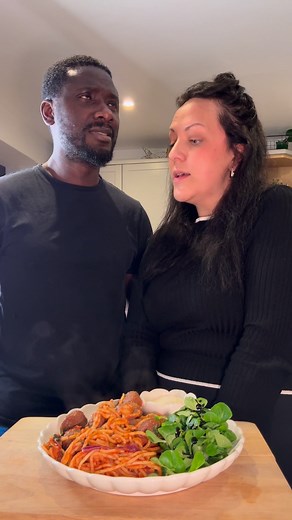 53K views · 672 reactions | Dish up a gorgeous quick dinner with us殺this guyHe also begs me to make him a mug cake after I’m so full  and currently can’t move lols. Did you have anything nice for dinner? ☺️♥️ | Claire Abebrese | Facebook