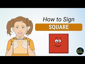 How to sign SHAPES: ASL SQUARE