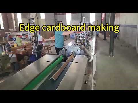 Edge Cardboard Making Machine And Paper Angle Protector Cutting Machine