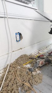 3.4K views · 22 reactions | Patching plaster  #DIY #drywallrepair #plaster #homeimprovement #electrician #bathroomremodelingteacher | Bathroomremodelingteacher | Facebook