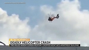 10K views · 123 reactions | Cell phone video shows the alarming scene in South Florida, where a medevac helicopter crashed into an apartment building, causing a massive fire on Monday. A woman in the building and a fire captain were killed. Two other people onboard the helicopter were hurt, but survived. https://cbsn.ws/3EetVhF | CBS Mornings | Facebook