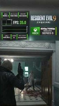 FPS Test Xbox Series S RE9 Requiem #xboxseriess #residentevilrequiem #residentevil #xbox