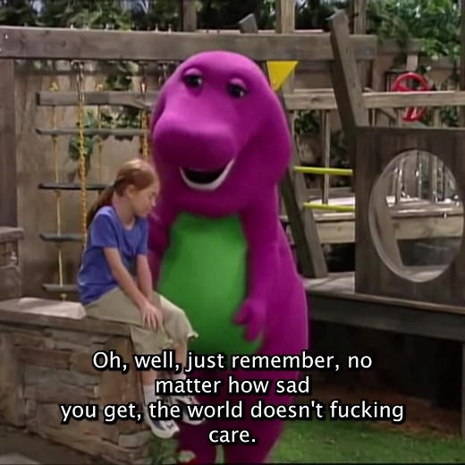 Barney always hated the singing #comedy #stupid #weird
