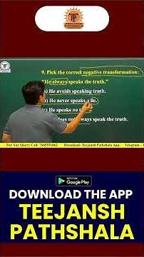 Learn How to Transform the Sentence | English Grammar Lesson | Easy Explanation with Examples