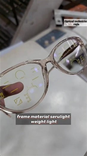 optical frame fastrack & Progressive Blue Protect lenses fitting look #shorts video Pt132