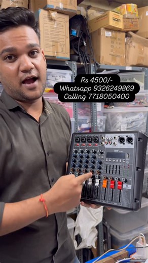 Harsh Vinod Shah | HAMID AJ6 LIVE AUDIO MIXER BACK IN STOCK | Instagram