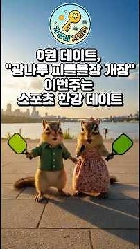 [가치] 지갑 없이 가는 주말 신상 이색 데이트, 단돈 0원으로 피클볼 장비 대여, 왕초보 무료 레슨, 한정판 굿즈 경품까지 광나루 피클볼장 전면 무료 개장! #피클볼 #한강피클볼