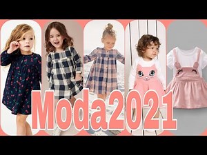 Moda2021*Lindos vestidos para niña*Diferente diceños de vestuario de niñas