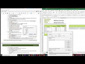 Excel Ch 8 Gudided Project 8-3 steps 1 - 7