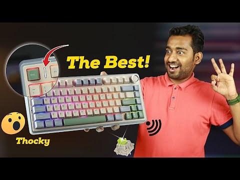 Aula F75 - The Best Thocky Wireless Mechanical Keyboard for Gaming 😍 | Leobog Reaper Switches