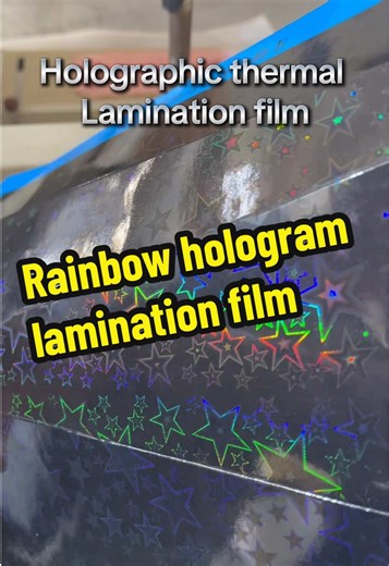 Rainbow Holographic Lamination Film for Stunning Packaging
