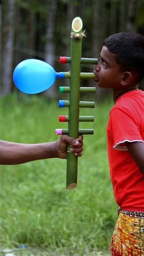 Creative Bamboo DIY with 6 Colorful Balloon Pops