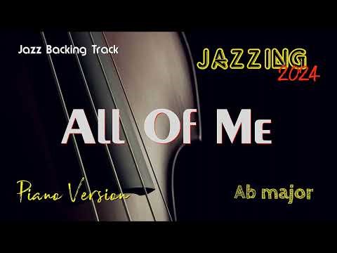 Backing Track ALL OF ME ( Ab ) John Legend International Pop Music Play Along Acoustic Piano Version