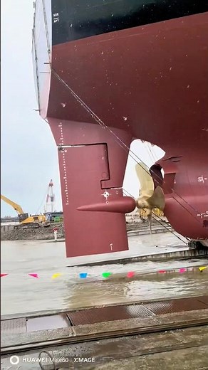 Launching World’s biggest bulk carrier Ship