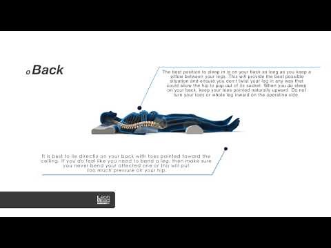 Sleeping Positions after a Hip Replacement