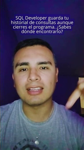 Encuentra tu historial de consultas oculto 🧠 #Oracle #SQLDeveloper #Data
