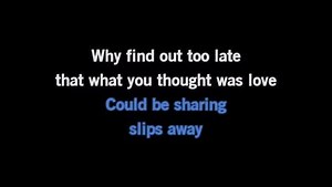 Karaoke Lady - Jack Jones - CDG, MP4, KFN - Karaoke Version