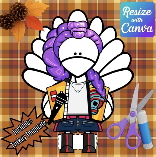Disguise a Turkey- Kpop Star Disguise- Resizable! - Etsy