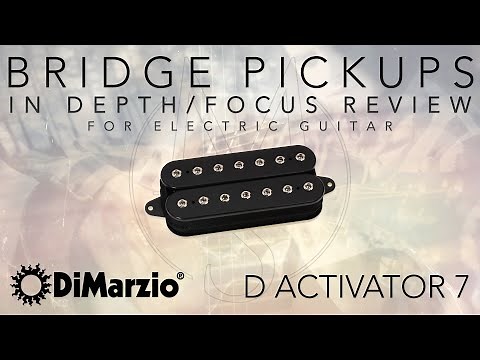 DiMarzio D ACTIVATOR 7 - Seven String Guitar Pickup In-Depth Full Demo Review (bridge)