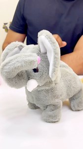 𝗖𝘂𝘁𝗲 𝗪𝗮𝗹𝗸𝗶𝗻𝗴 𝗣𝗹𝘂𝘀𝗵 𝗘𝗹𝗲𝗽𝗵𝗮𝗻𝘁 𝗪𝗶𝘁𝗵 𝗦𝗼𝘂𝗻𝗱 This adorable plush elephant not only walks but also makes fun sounds, making it the perfect companion for your little one. 𝗦𝗵𝗼𝗽 𝗡𝗼𝘄: https://t.ly/1YP4J . . . . #PlushToys #WalkingElephant #FunWithSound #CuddlyCompanion #PlaytimeMagic #toycompanypk | Toy Company