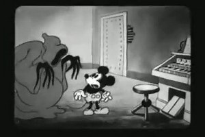 Mickey Mouse - Haunted House (1929) (Halloween animation) | Era&Lili's Garden