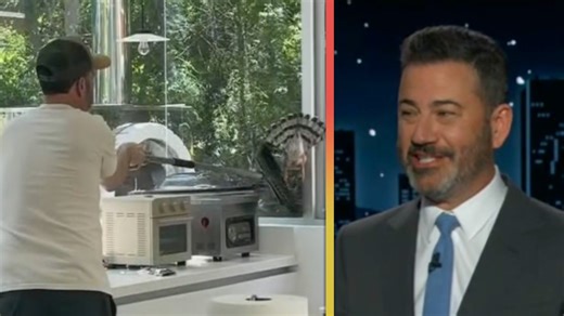 14K views · 172 reactions | Jimmy Kimmel faces off with a hawk that flew into his house just hours after returning from the hospital, following his son Billy's open heart surgery. The late night host shared details and video of the bird encounter during his monologue on ABC’s 'Jimmy Kimmel Live!’ | Entertainment Tonight | Facebook