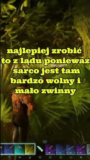 poradnik jak oswoić sarco w ARK survival ascended 🦖