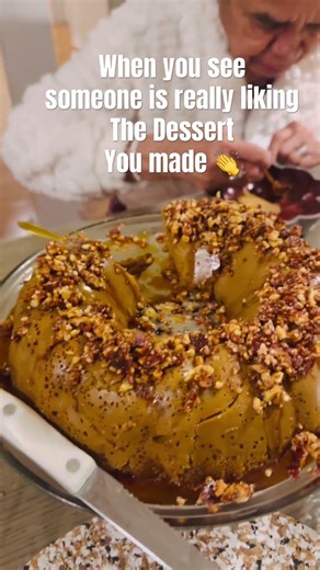 She loves the Butterscotch Pudding 😋❤️