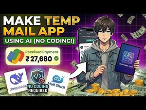 I Made My Own Temp Mail App in 10 Minutes! 🤯 (DeepSeek AI + MailSlurp)