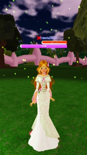 Floras Birthday Outfit in Glam Magic Power #roblox #winxclub #game HAPPY BIRTHDAY FLORA
